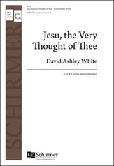 Jesu, the Very Thought of Thee SATB choral sheet music cover